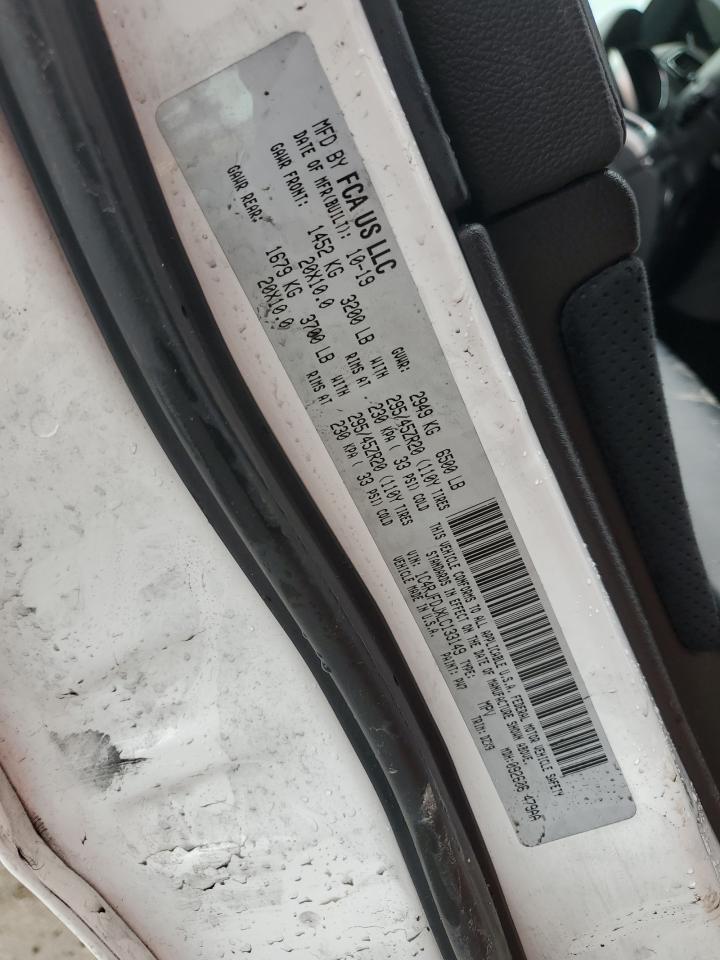 2020 Jeep Grand Cherokee VIN 1C4RJFDJXLC133149 Copart auction photo, vandalism damage thumbnail 15