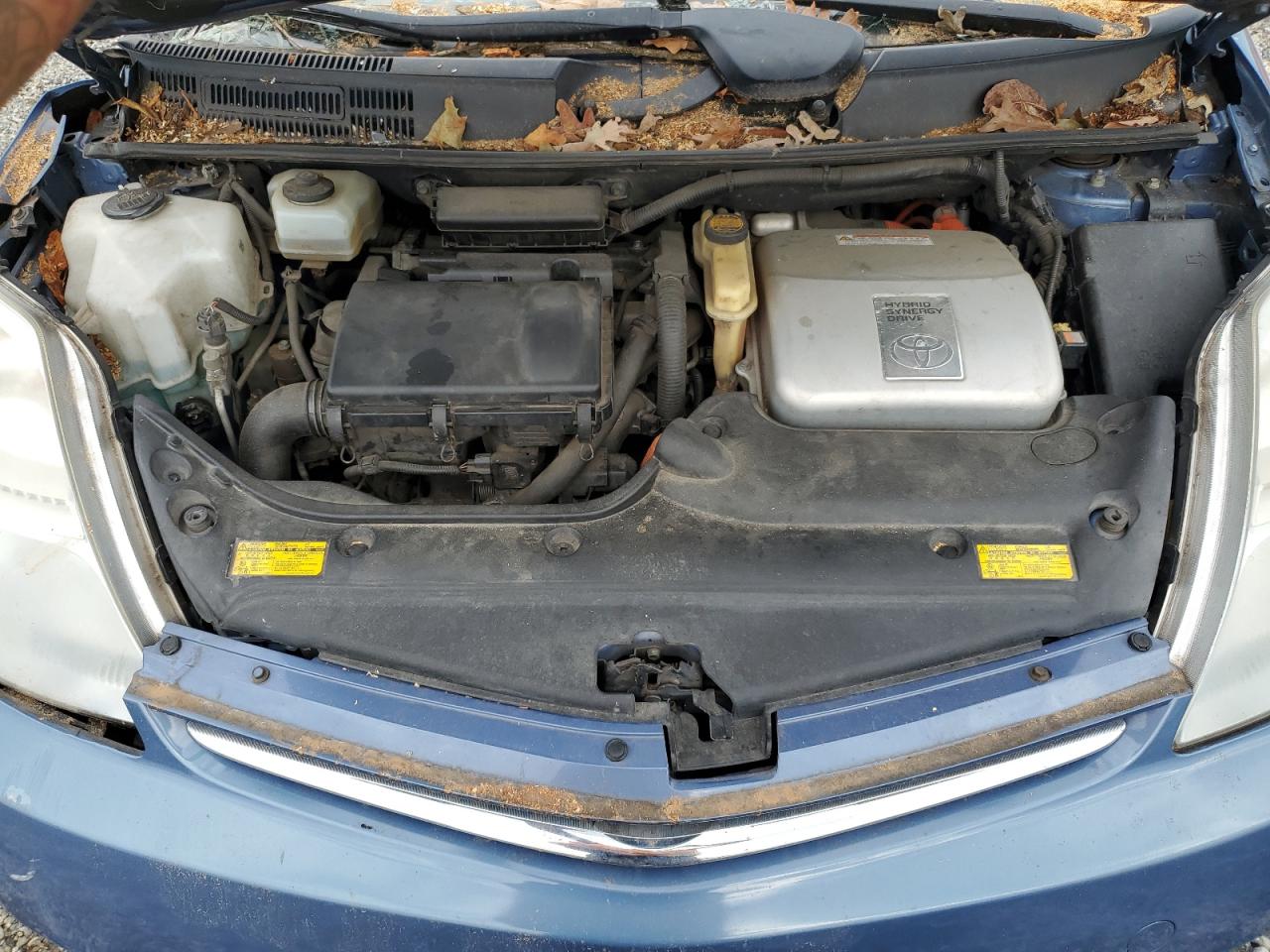 2007 Toyota Prius VIN JTDKB20U077641944 Copart auction photo, top/roof / minor dent/scratches damage thumbnail 11