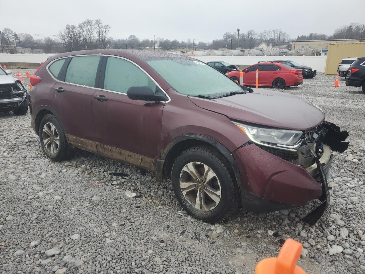 2019 Honda CR-V VIN 2HKRW6H31KH215674 Copart auction photo, front end / undercarriage damage thumbnail 4