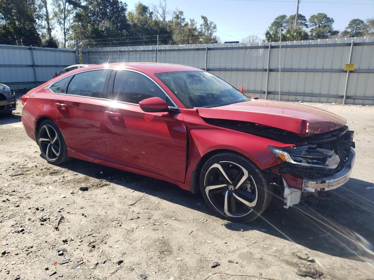 2020 Honda Accord VIN 1HGCV1F36LA095959 Copart auction photo, front end damage thumbnail 4