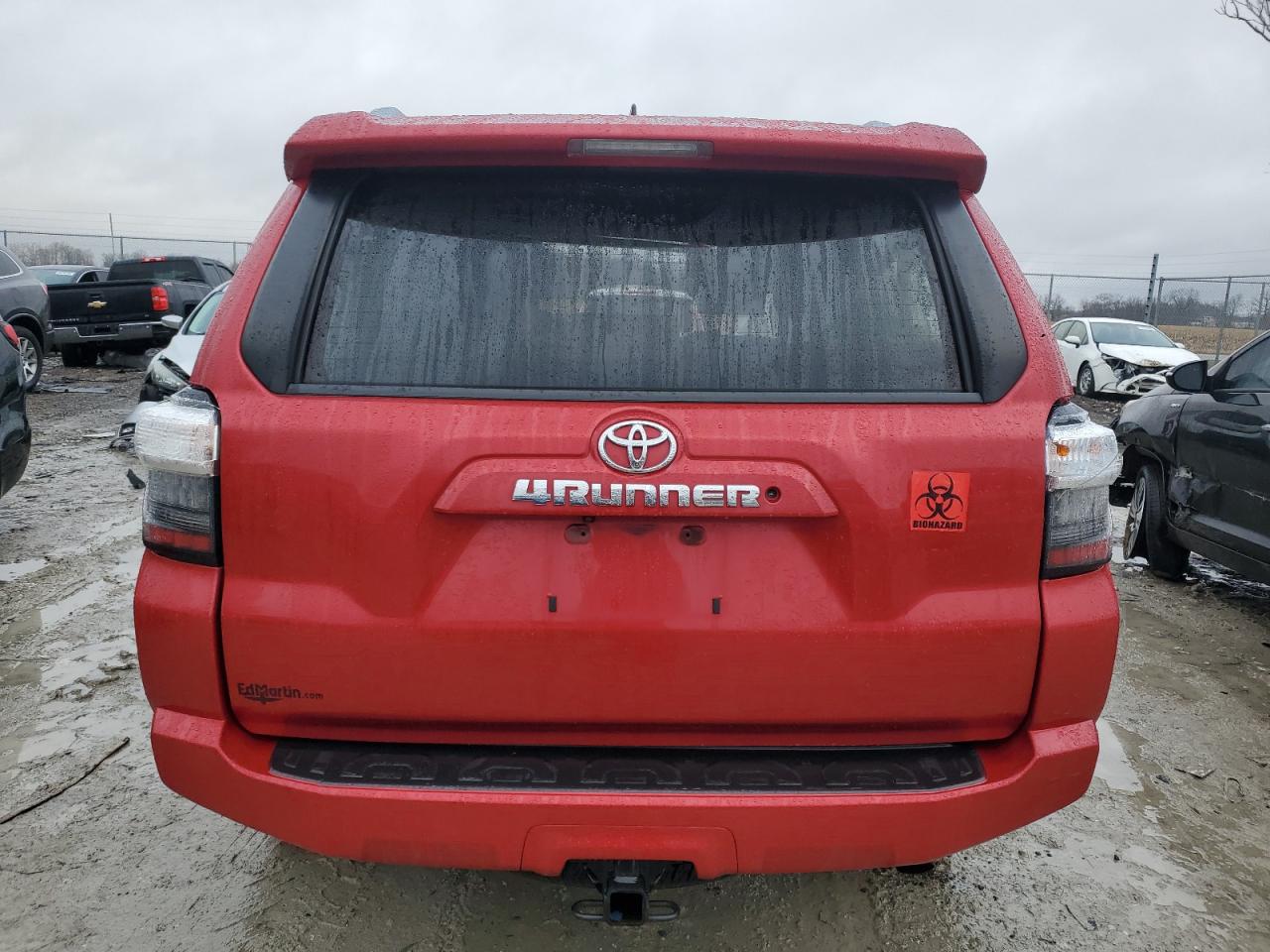2018 Toyota 4Runner VIN JTEBU5JR8J5573591 Copart auction photo, all over damage thumbnail 6