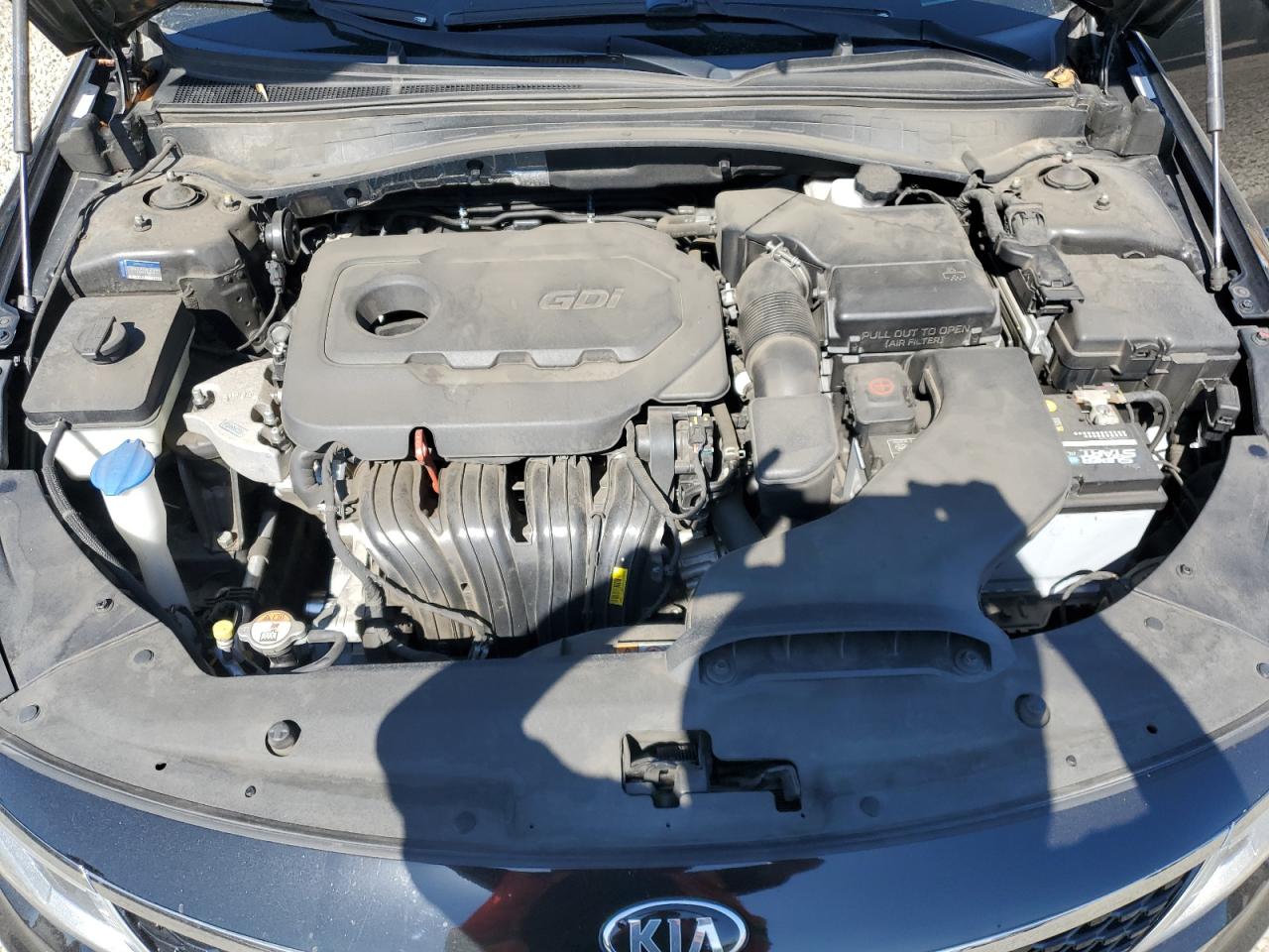 2016 KIA Optima VIN 5XXGT4L35GG106052 Copart auction photo, side damage thumbnail 11