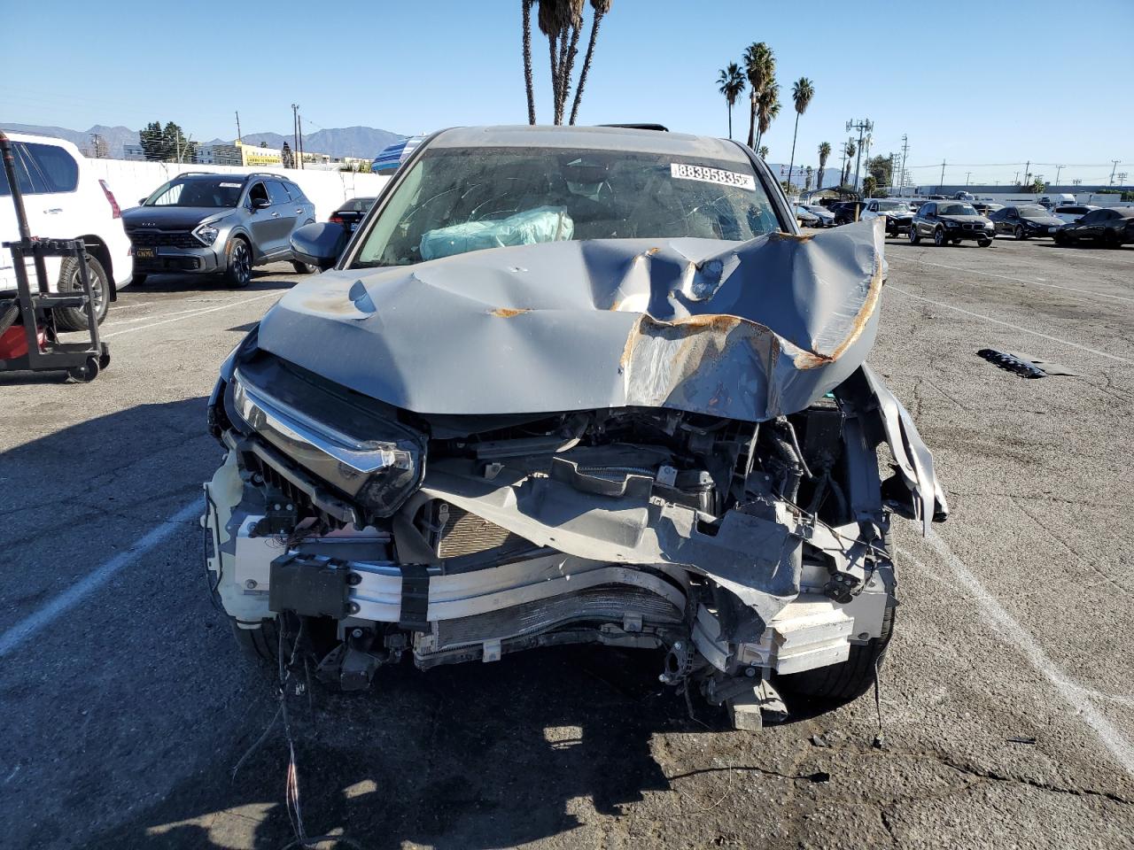 2024 Honda CR-V VIN 2HKRS3H74RH301150 Copart auction photo, front end / minor dent/scratches damage thumbnail 5
