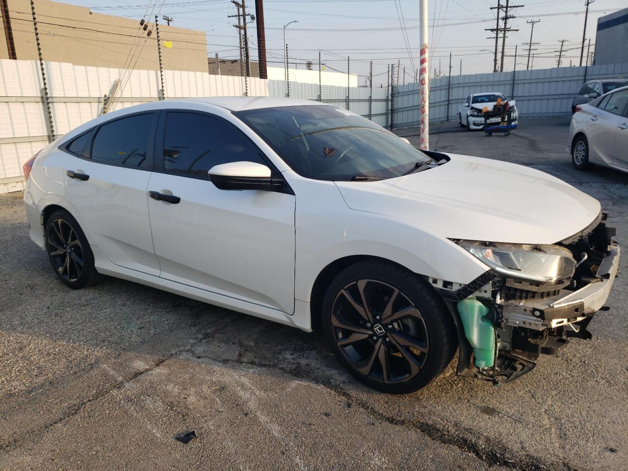2021 Honda Civic VIN 2HGFC2F80MH513682 Copart auction photo, front end damage thumbnail 4