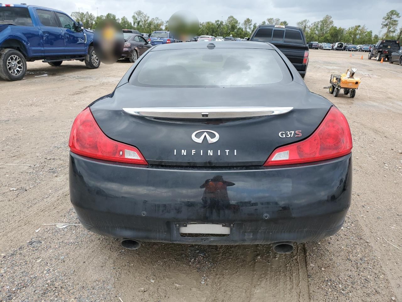 2012 Infiniti G VIN JN1CV6EK0CM424144 Copart auction photo, front end / side damage thumbnail 6