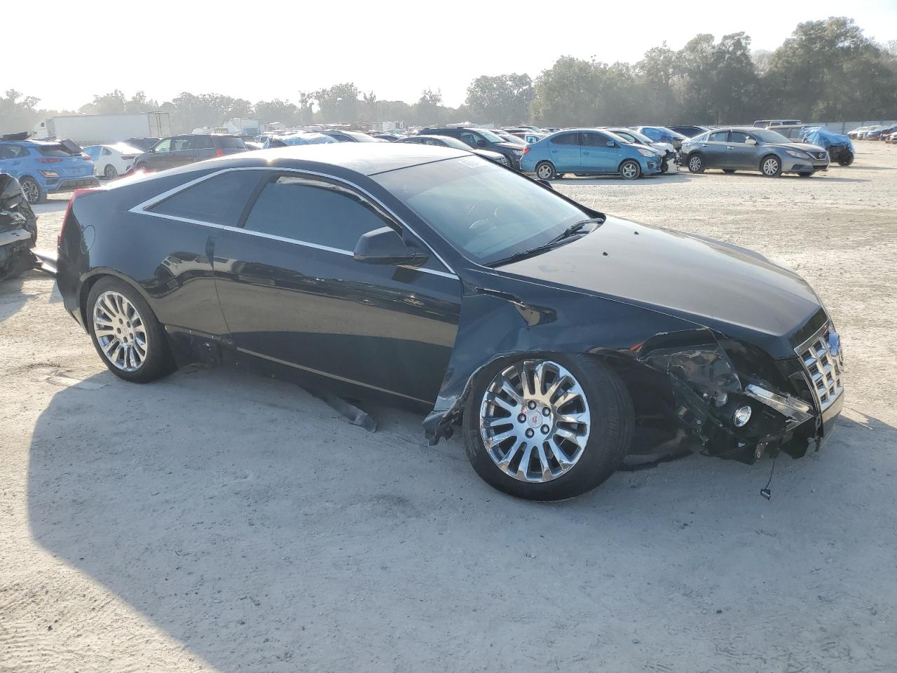 2012 Cadillac CTS VIN 1G6DA1E30C0106642 Copart auction photo, all over damage thumbnail 4