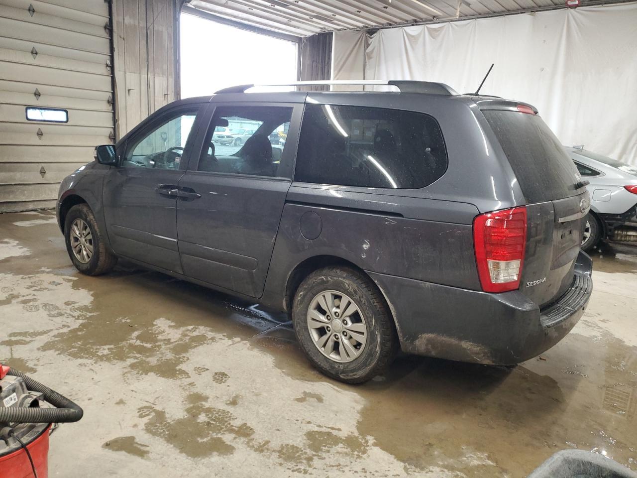 2012 KIA Sedona VIN KNDMG4C79C6473121 Copart auction photo, front end / side damage thumbnail 2