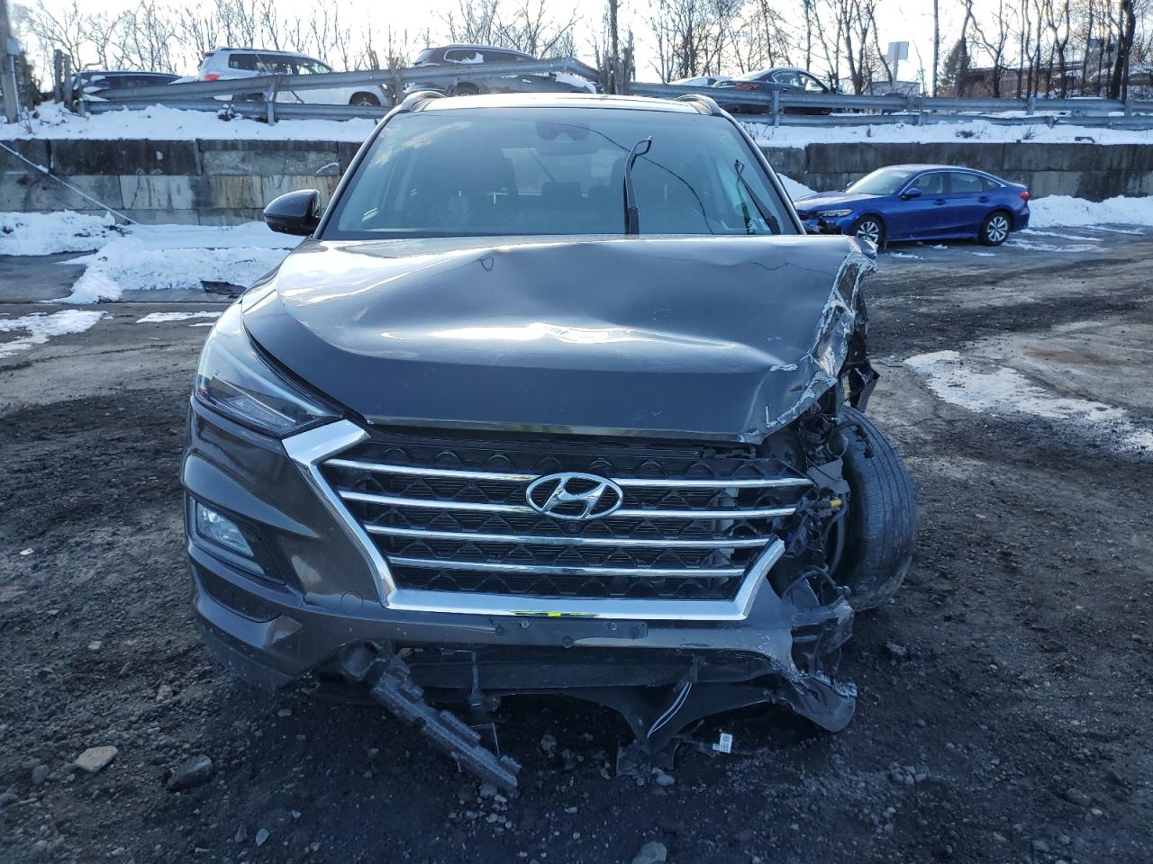 2020 Hyundai Tucson VIN KM8J3CAL3LU183375 Copart auction photo, front end damage thumbnail 5