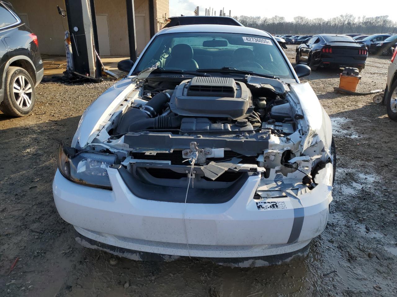 2003 Ford Mustang VIN 1FAFP42R73F440717 Copart auction photo, front end damage thumbnail 5