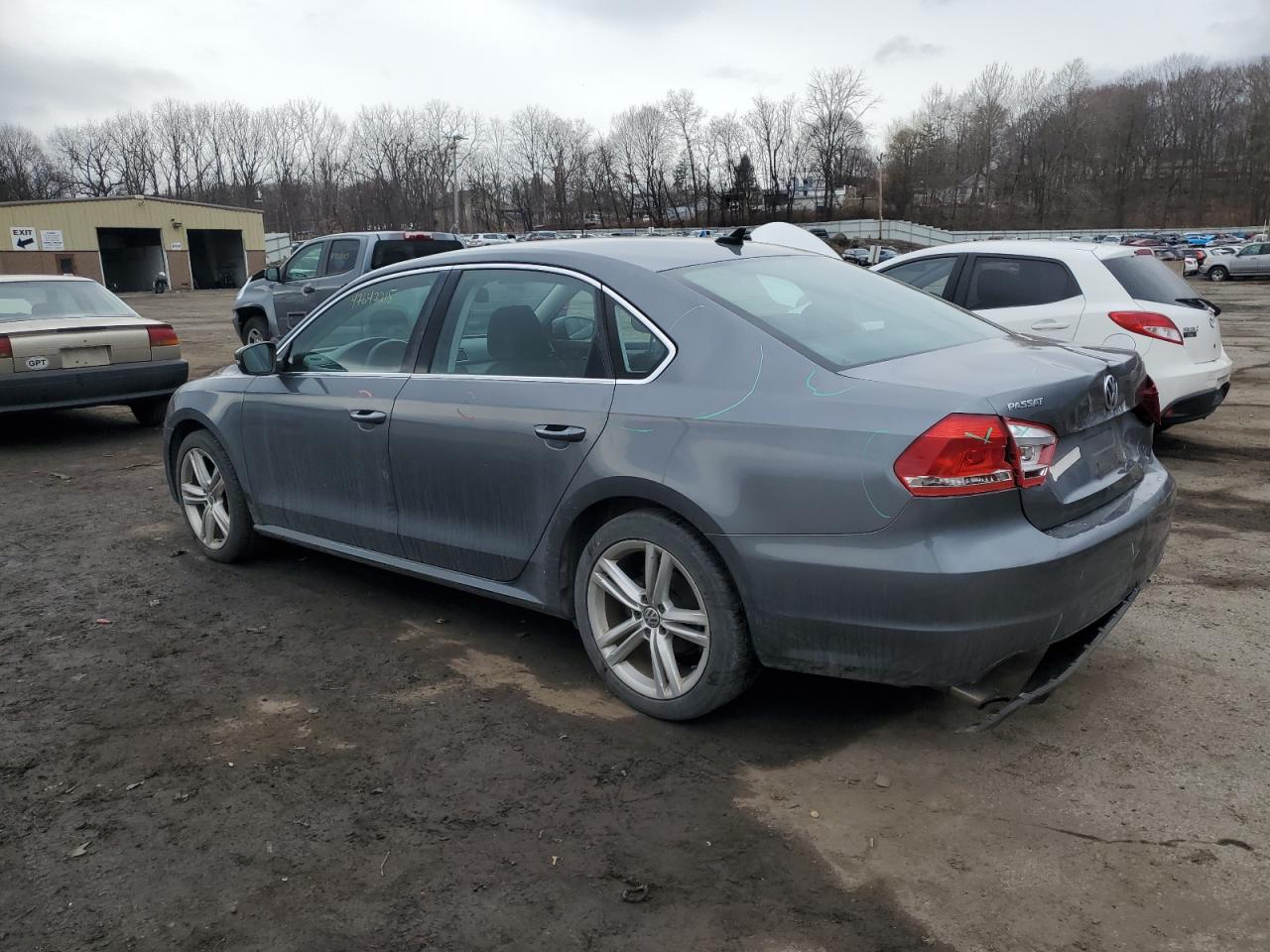 2014 Volkswagen Passat VIN 1VWBT7A35EC038294 Copart auction photo, rear end / minor dent/scratches damage thumbnail 2