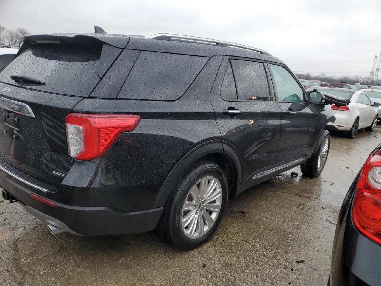 2023 Ford Explorer VIN 1FM5K8FW7PNA00256 Copart auction photo, all over damage thumbnail 3