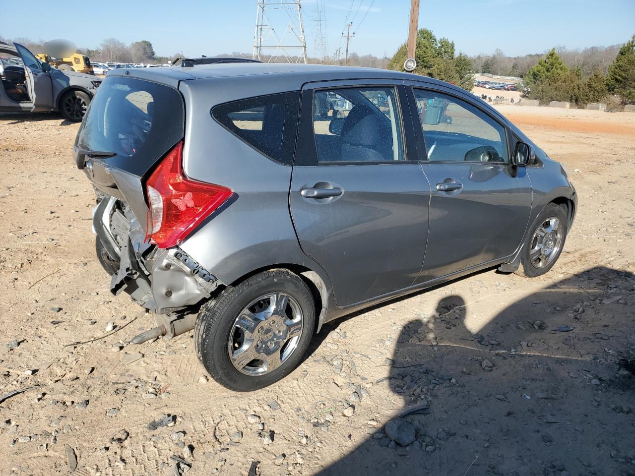 2014 Nissan Versa VIN 3N1CE2CP3EL437507 Copart auction photo, rear end damage thumbnail 3