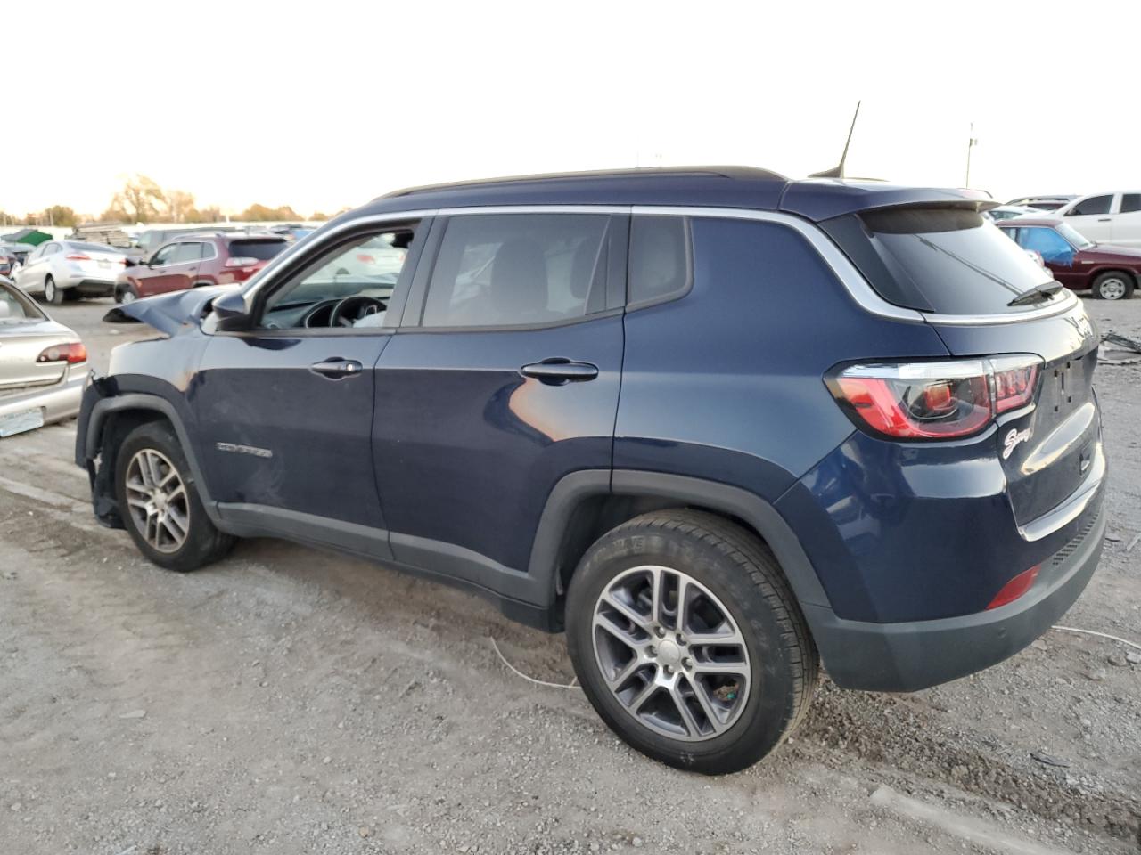 2020 Jeep Compass VIN 3C4NJCBB9LT257278 Copart auction photo, front end / side damage thumbnail 2