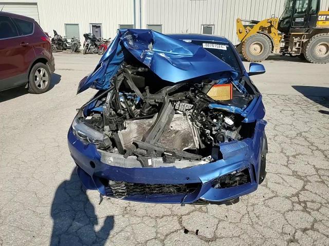 2014 BMW 4er VIN WBA3T3C57EJ876494 Copart auction photo, front end damage thumbnail 11