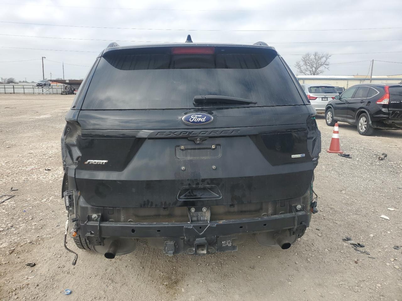 2016 Ford Explorer VIN 1FM5K8GT2GGB54205 Copart auction photo, rear end damage thumbnail 6