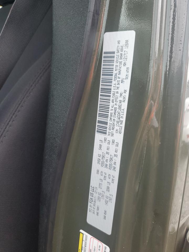 2015 Jeep Wrangler VIN 1C4BJWDGXFL606140 Copart auction photo, water/flood damage thumbnail 13