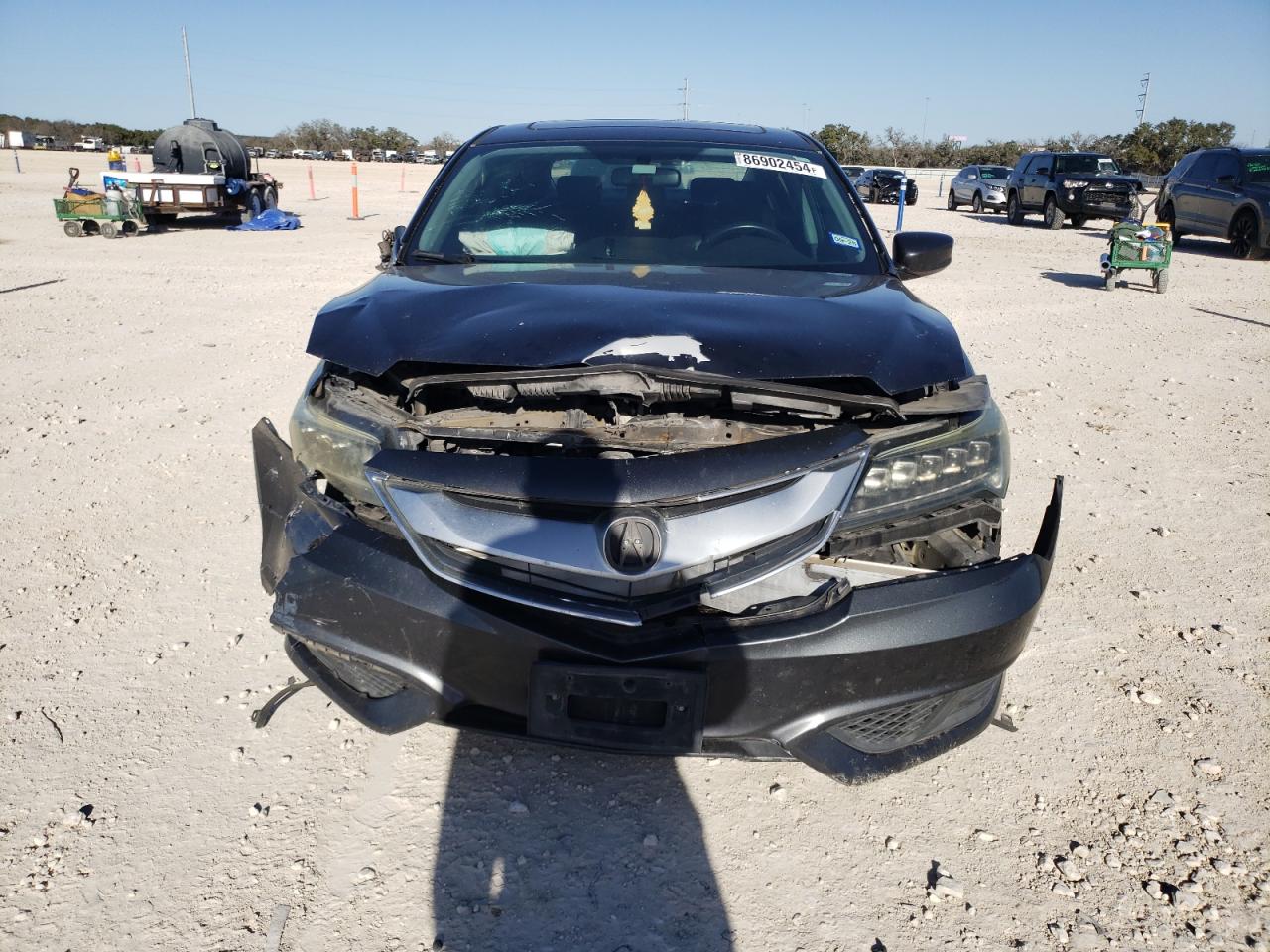2016 Acura ILX VIN 19UDE2F37GA000096 Copart auction photo, all over damage thumbnail 5