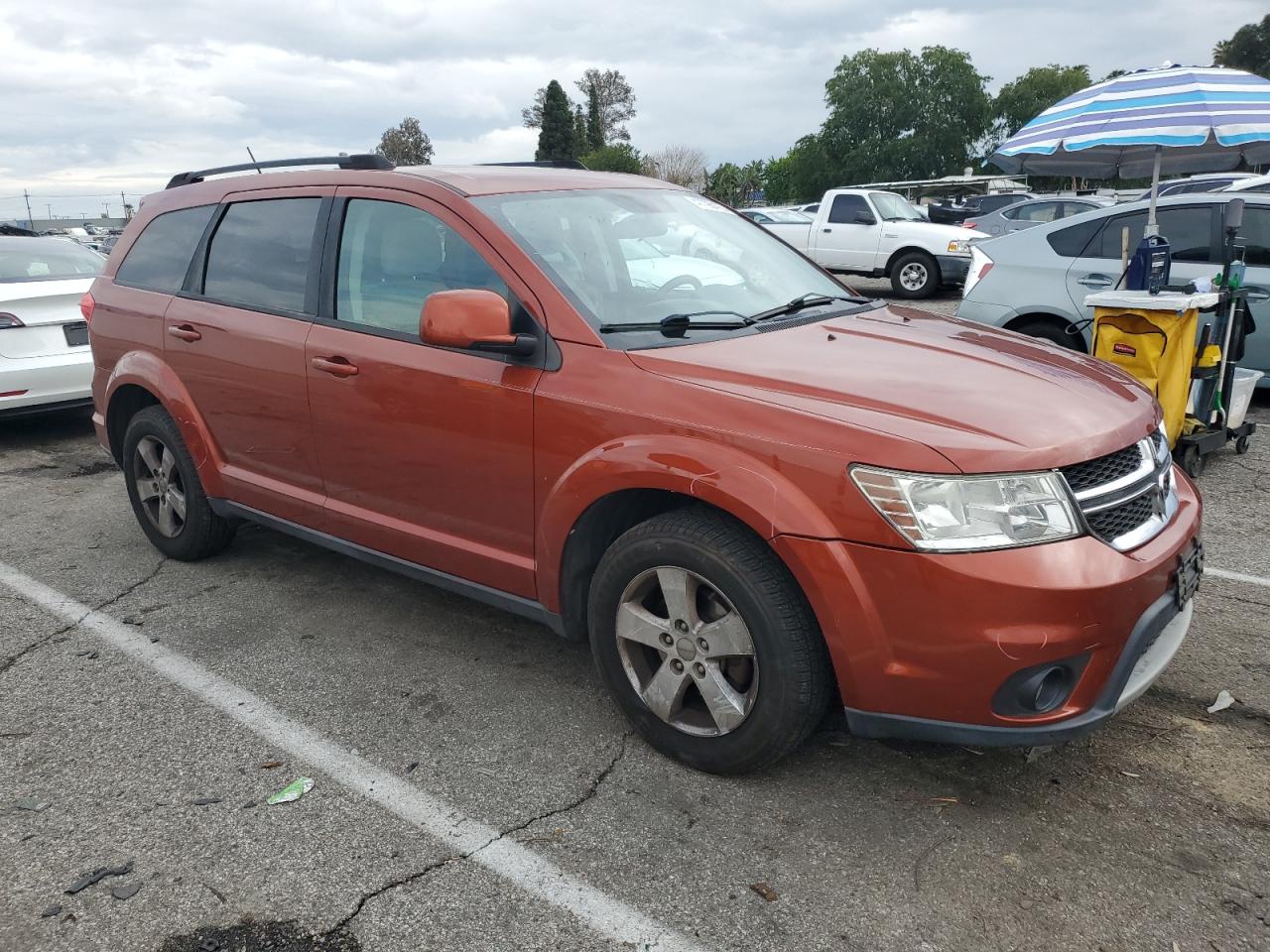 2012 Dodge Journey VIN 3C4PDCBG9CT297047 Copart auction photo, minor dent/scratches damage thumbnail 4