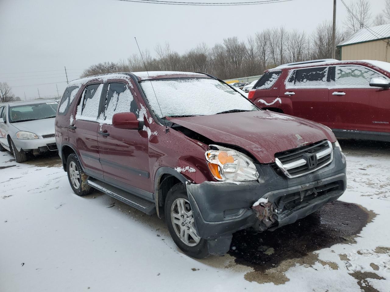 2003 Honda CR-V VIN JHLRD78893C036743 Copart auction photo, front end damage thumbnail 4