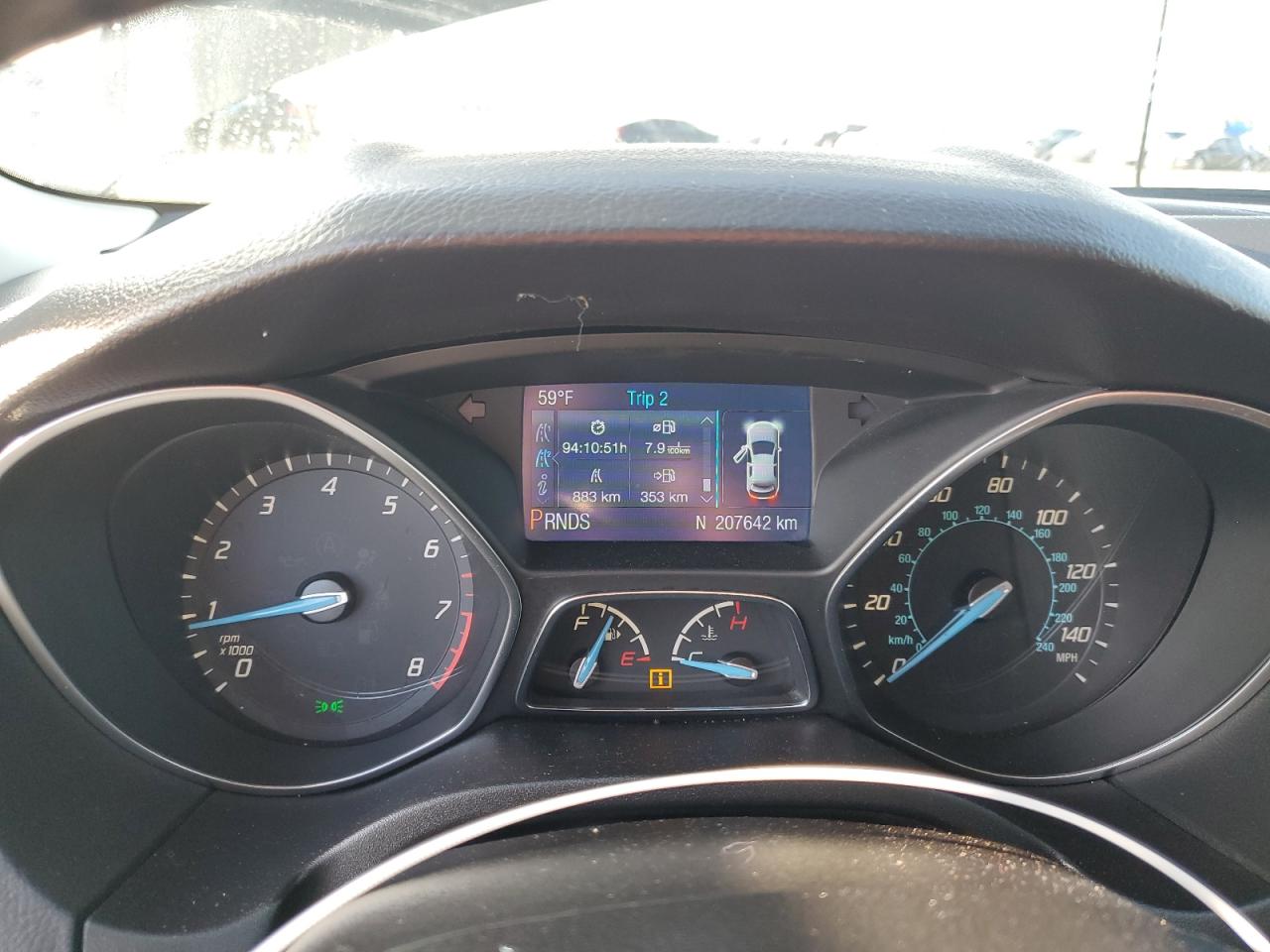 2014 Ford Focus VIN 1FADP3F2XEL405561 Copart auction photo, rear end damage thumbnail 9