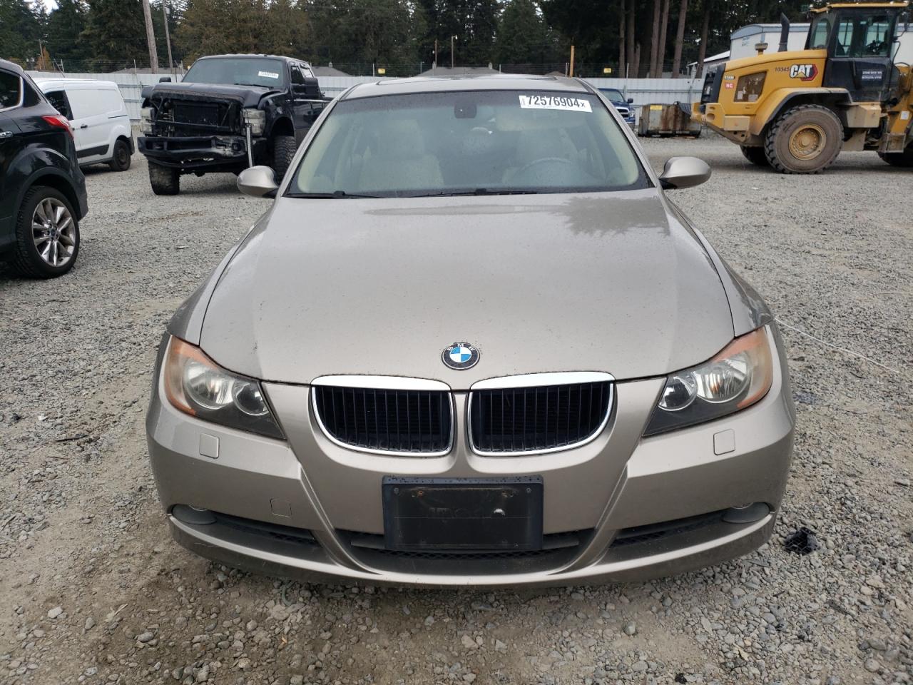 2007 BMW 3er VIN WBAVC93557K031071 Copart auction photo, rear end damage thumbnail 5
