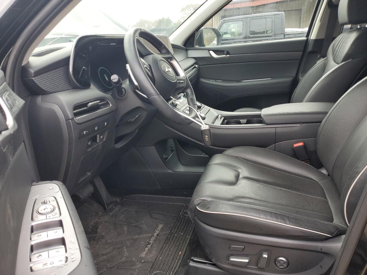 2023 Hyundai Palisade VIN KM8R5DGE1PU527335 Copart auction photo, front end damage thumbnail 7