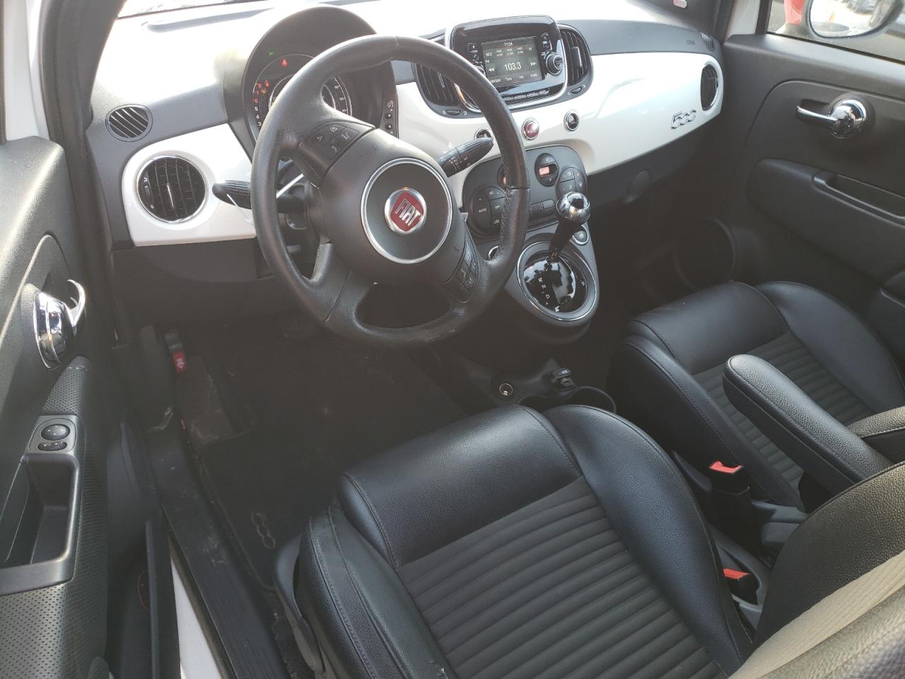 2016 Fiat 500 VIN 3C3CFFBR3GT118653 Copart auction photo, front end damage thumbnail 8