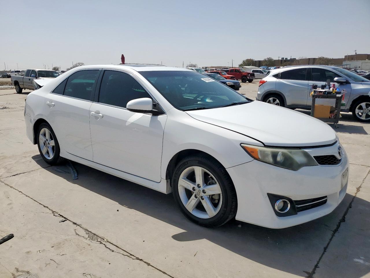 2014 Toyota Camry VIN 4T1BF1FK8EU744432 Copart auction photo, rear end damage thumbnail 4
