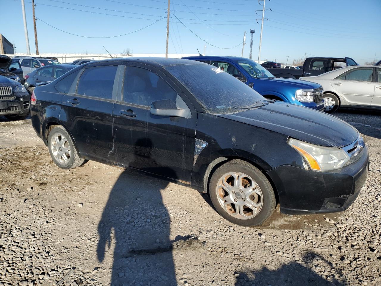 2008 Ford Focus VIN 1FAHP35N28W274819 Copart auction photo, mechanical damage thumbnail 4