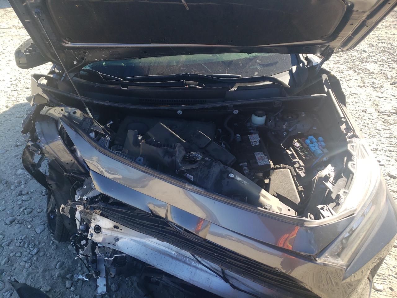 2020 Toyota RAV 4 VIN JTMF1RFV9LD053842 Copart auction photo, front end / undercarriage damage thumbnail 13