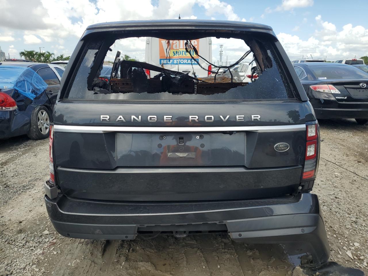 2016 Land Rover Range Rover VIN SALGR2VF7GA281790 Copart auction photo, burn damage thumbnail 6