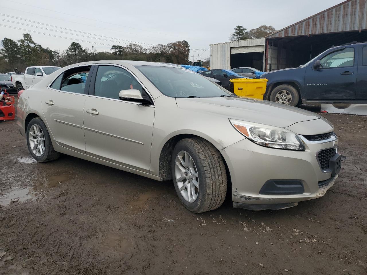 2015 Chevrolet Malibu VIN 1G11C5SL7FF321063 Copart auction photo, front end / side damage thumbnail 4