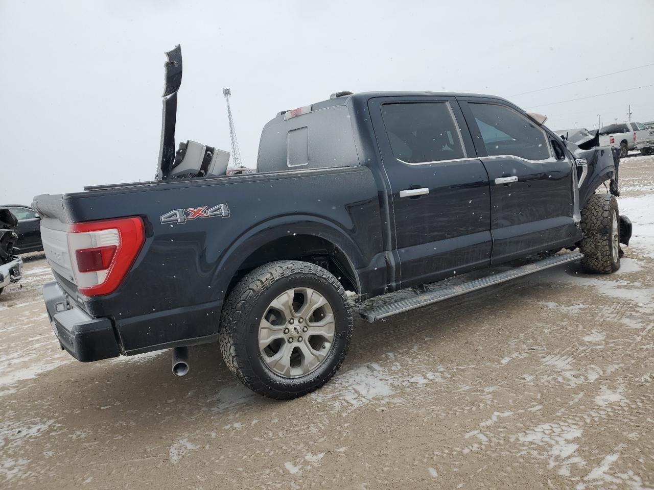 2021 Ford F-150 VIN 1FTFW1E83MFA99798 Copart auction photo, front end / side damage thumbnail 3