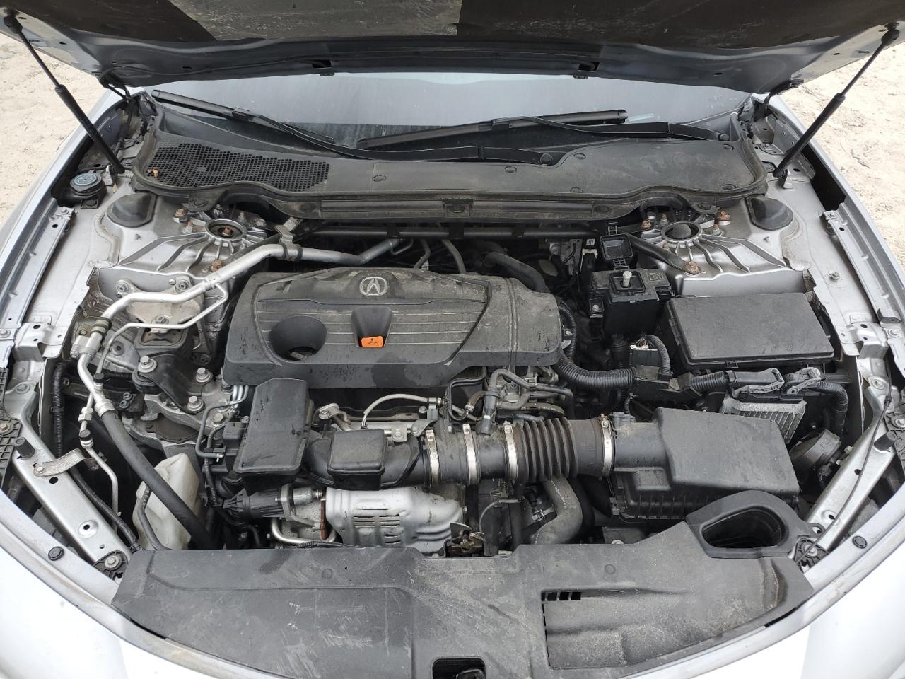 2021 Acura TLX VIN 19UUB6F59MA004471 Copart auction photo, front end / undercarriage damage thumbnail 11