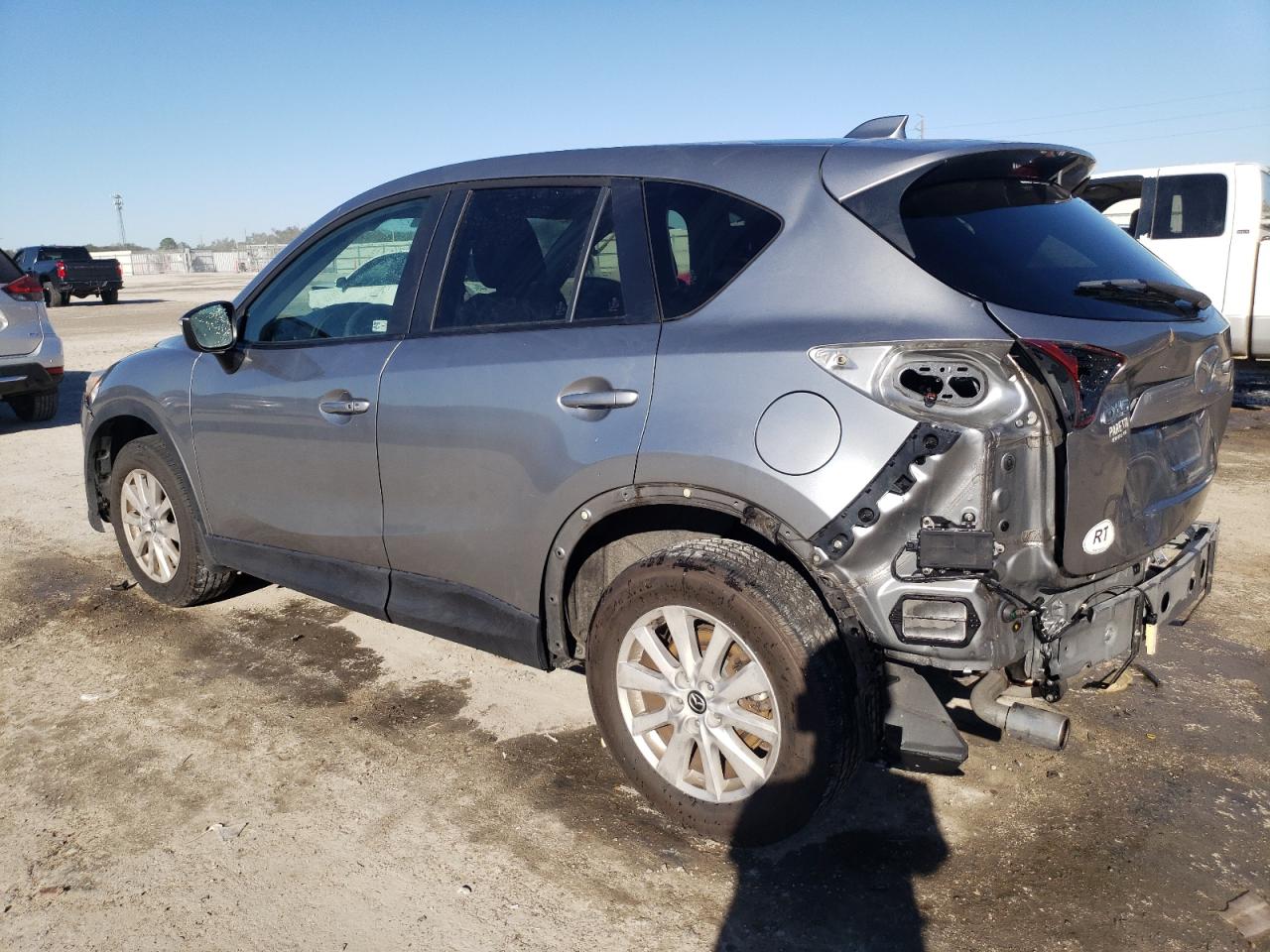 2015 Mazda CX-5 VIN JM3KE2CY4F0534576 Copart auction photo, rear end / front end damage thumbnail 2