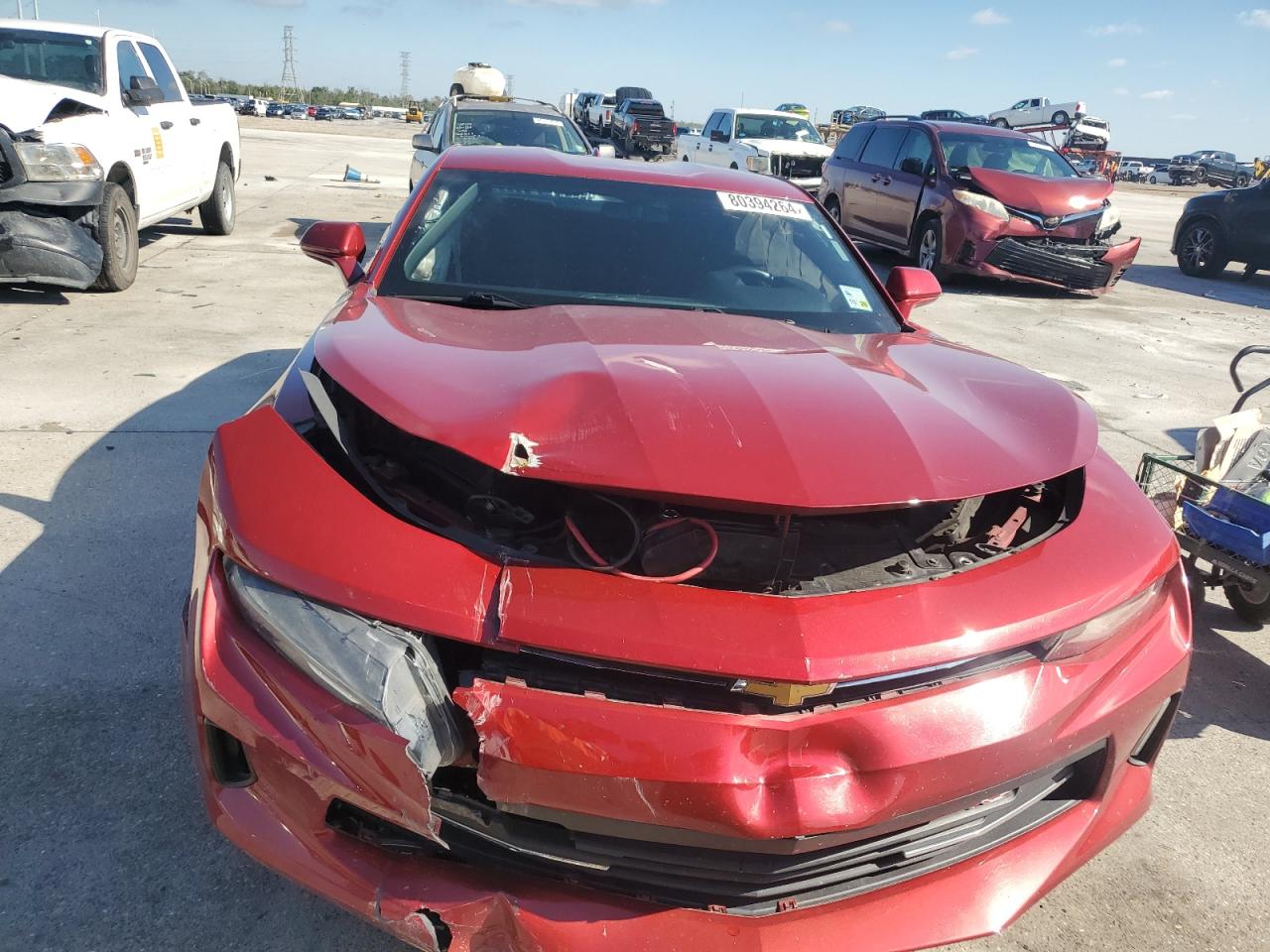 2017 Chevrolet Camaro VIN 1G1FB1RS8H0152269 Copart auction photo, front end / rear end damage thumbnail 5