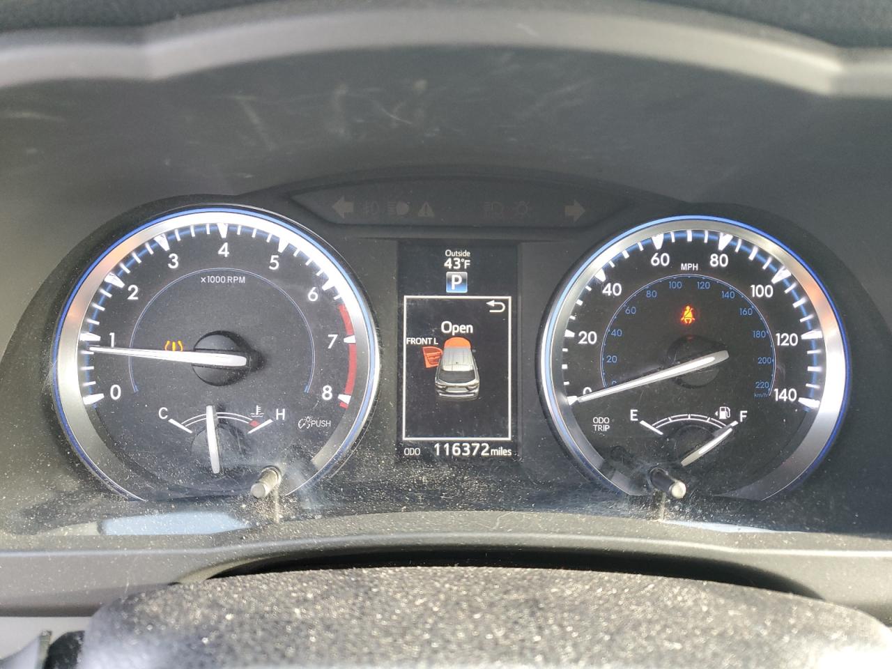 2015 Toyota Highlander VIN 5TDJKRFH9FS140036 Copart auction photo, all over damage thumbnail 9