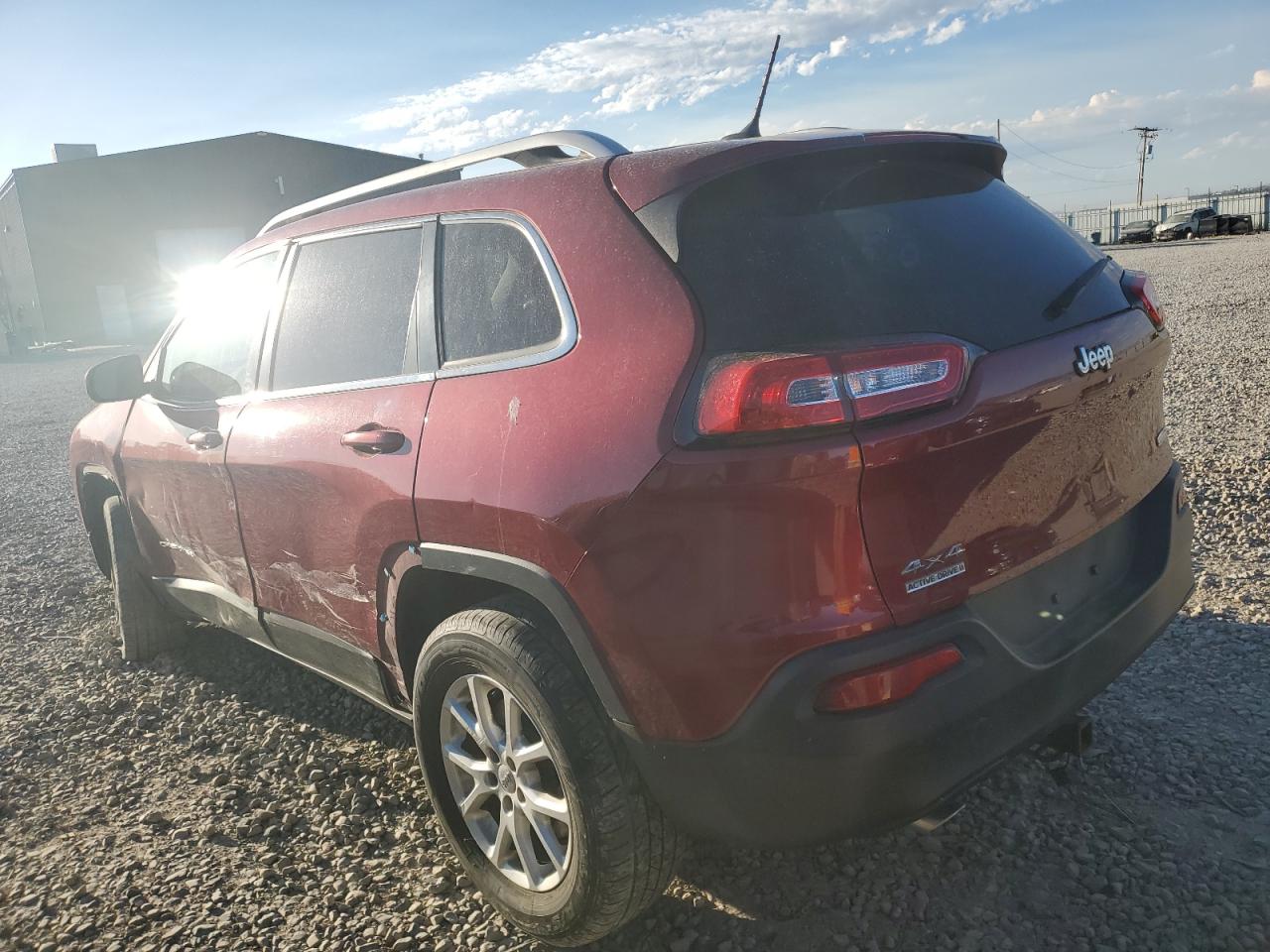 2014 Jeep Grand Cherokee VIN 1C4PJMCS3EW141312 Copart auction photo, side / front end damage thumbnail 2