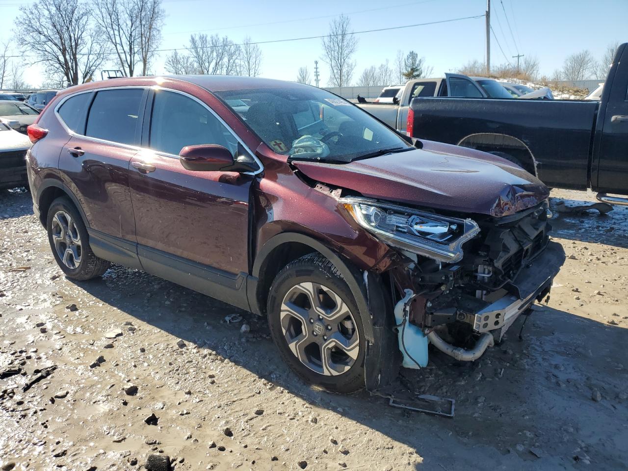 2018 Honda CR-V VIN 7FARW2H89JE088260 Copart auction photo, front end damage thumbnail 4