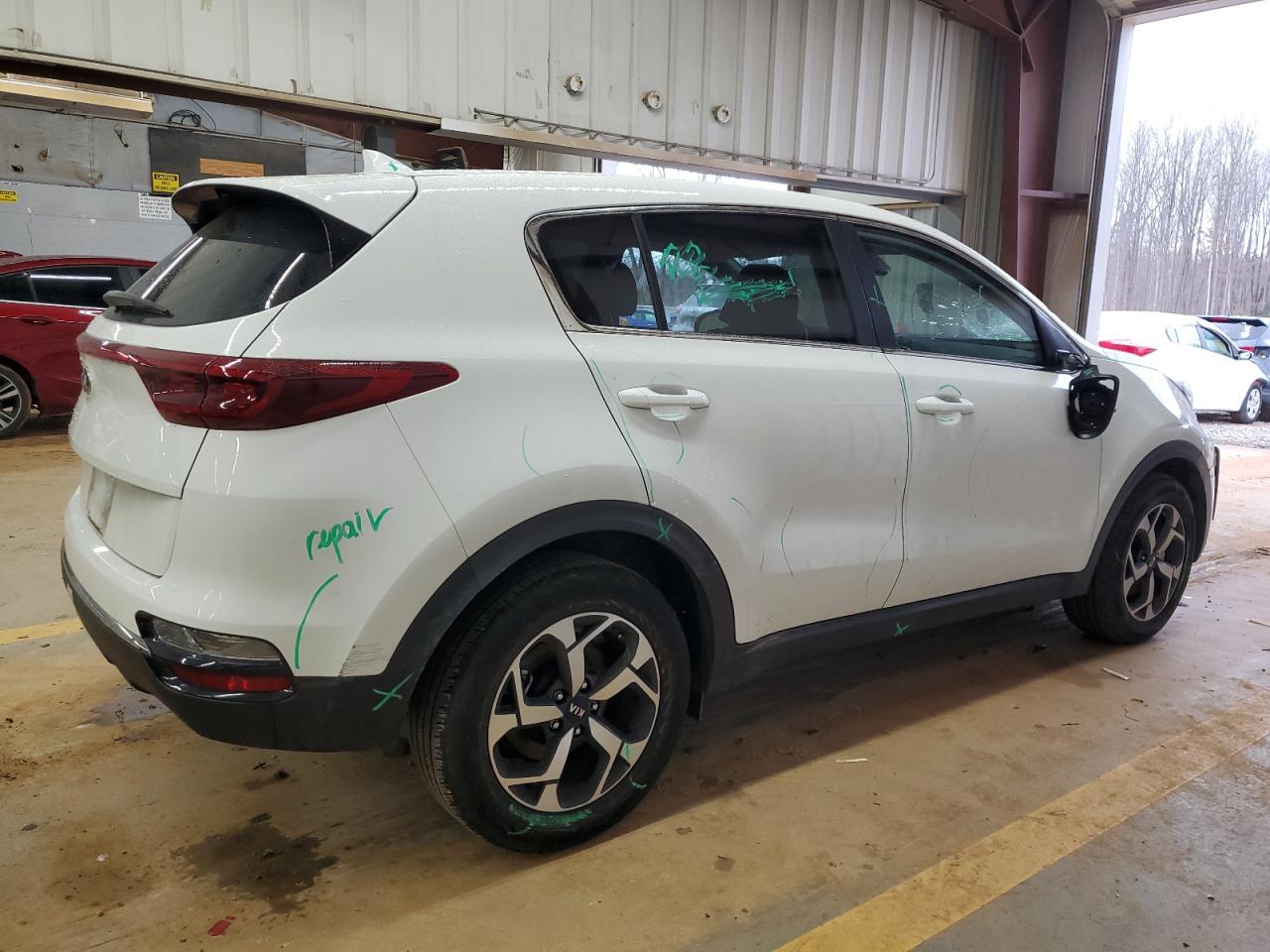 2020 KIA Sportage VIN KNDPM3AC9L7808615 Copart auction photo, all over / rejected repair damage thumbnail 3