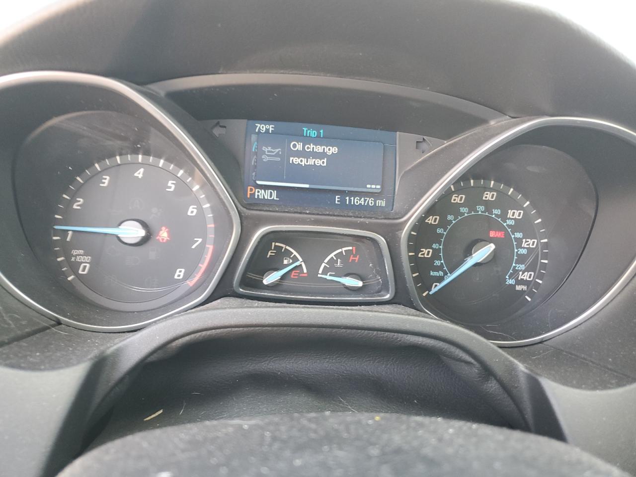 2014 Ford Focus VIN 1FADP3F25EL355409 Copart auction photo, rear end / front end damage thumbnail 9