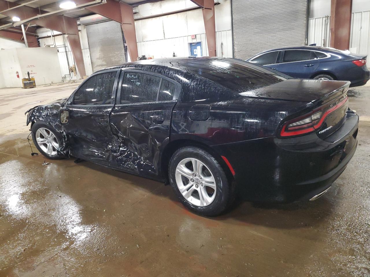 2021 Dodge Charger VIN 2C3CDXBG8MH574078 Copart auction photo, rollover damage thumbnail 2