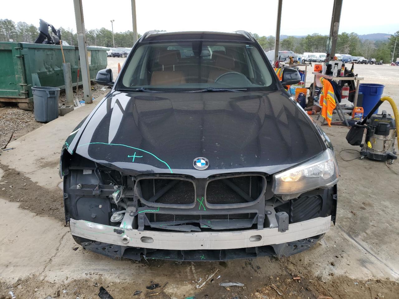 2017 BMW X3 VIN 5UXWX9C3XH0W76790 Copart auction photo, front end damage thumbnail 5
