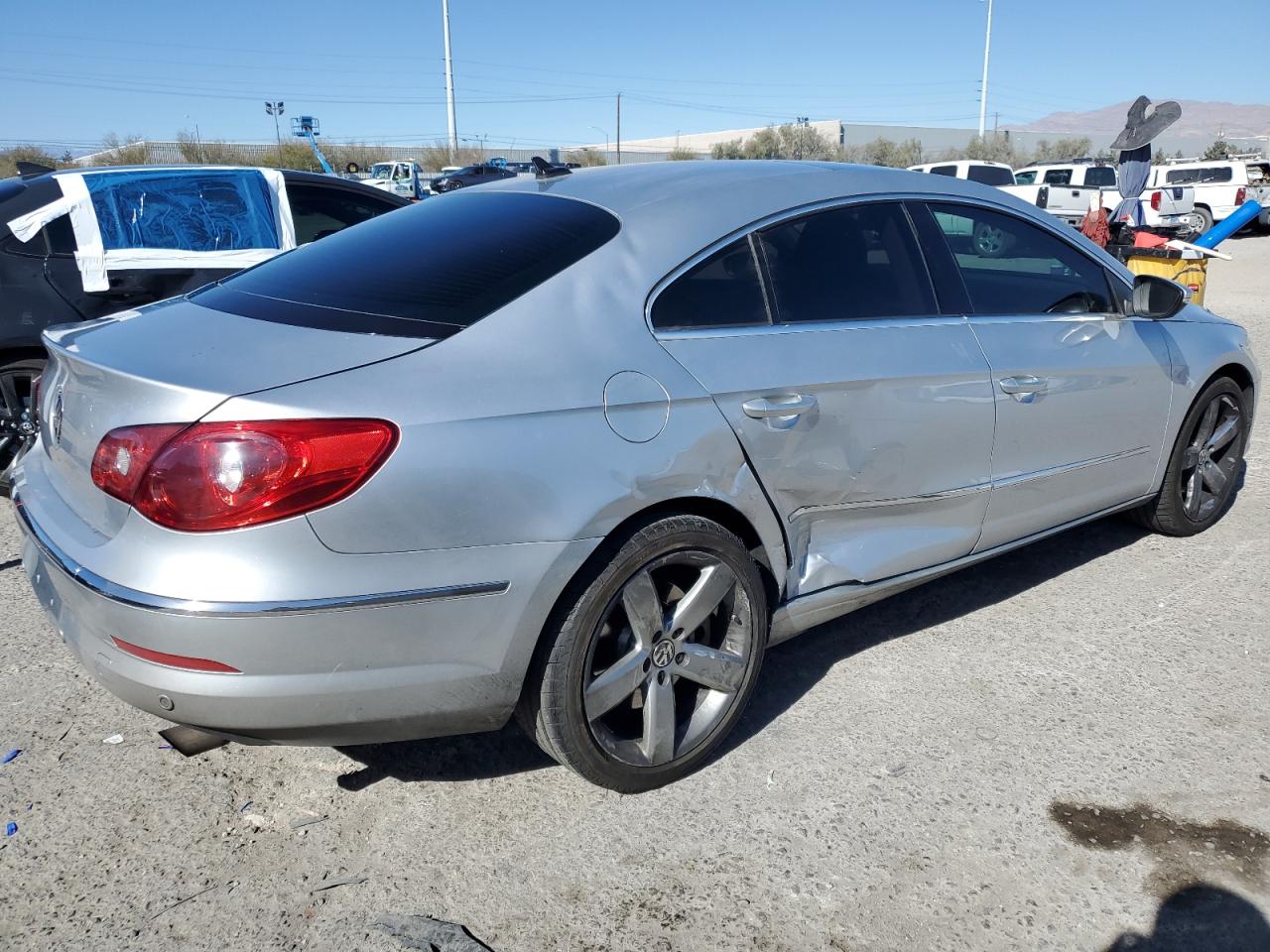 2009 Volkswagen Passat CC VIN WVWGU73C69E558176 Copart auction photo, side damage thumbnail 3