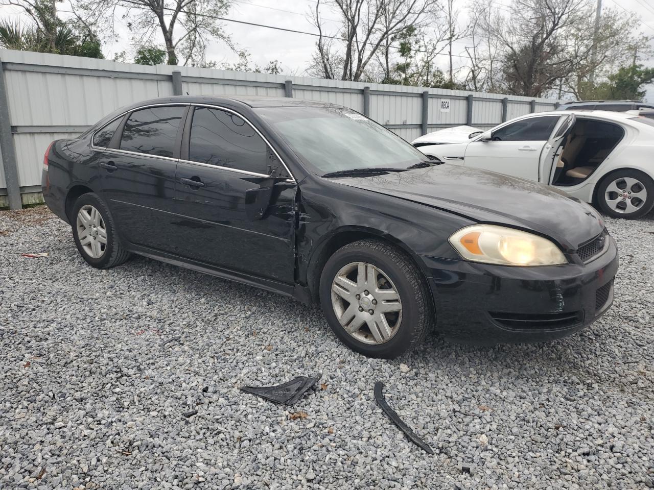 2013 Chevrolet Impala VIN 2G1WB5E39D1142841 Copart auction photo, side damage thumbnail 4