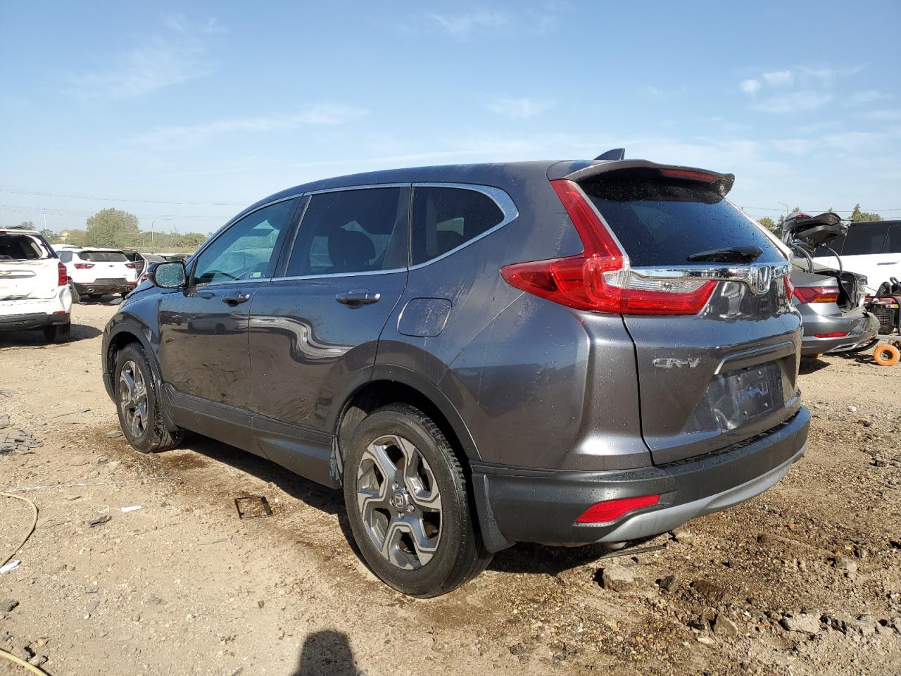 2019 Honda CR-V VIN 5J6RW2H55KA002514 Copart auction photo, front end / side damage thumbnail 2