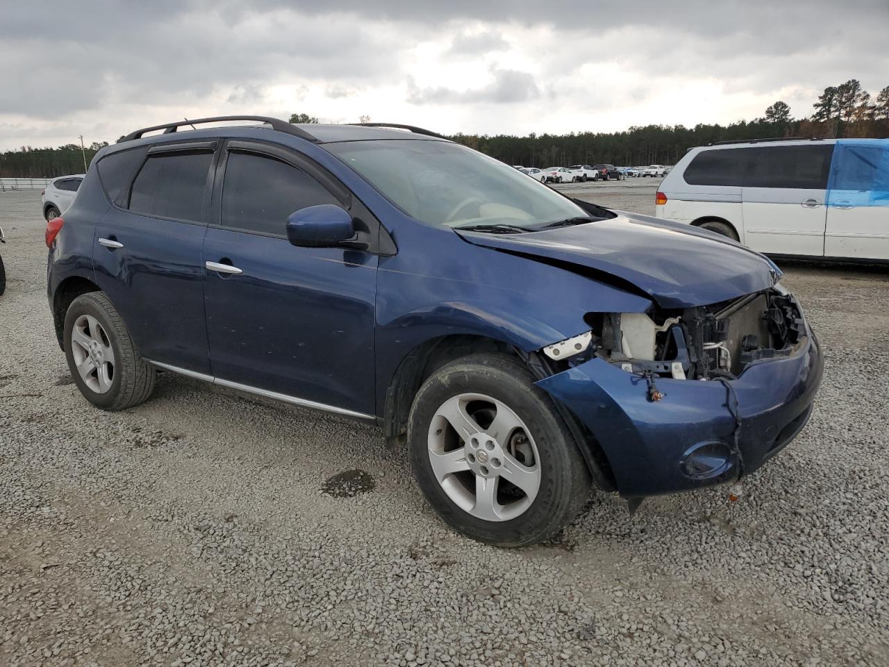 2009 Nissan Murano VIN JN8AZ18W79W136102 Copart auction photo, front end damage thumbnail 4