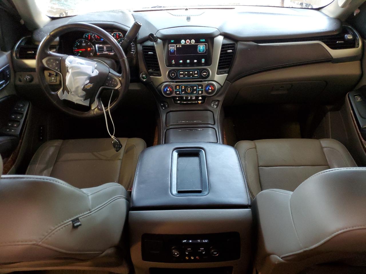 2015 Chevrolet Suburban VIN 1GNSCKKC9FR238394 Copart auction photo, front end / hail damage thumbnail 8