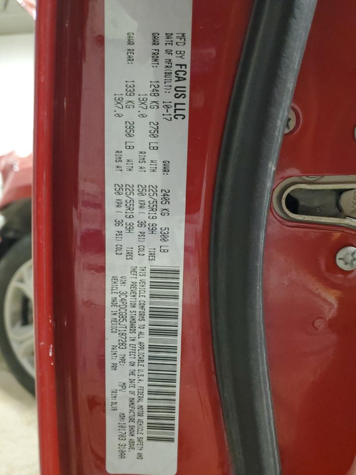 2018 Dodge Journey VIN 3C4PDCGB5JT187283 Copart auction photo, front end damage thumbnail 13