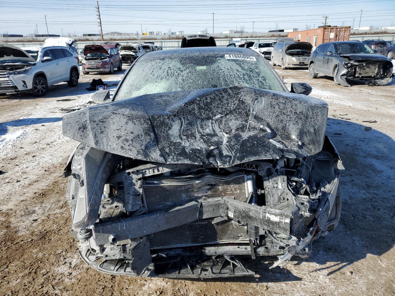 2022 Hyundai Elantra VIN KMHLM4AG9NU242852 Copart auction photo, front end damage thumbnail 5
